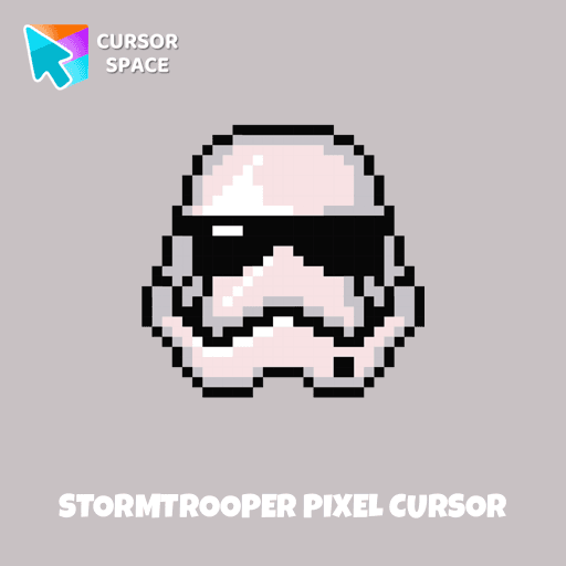 Stormtrooper Pixel cursor arrow cursor